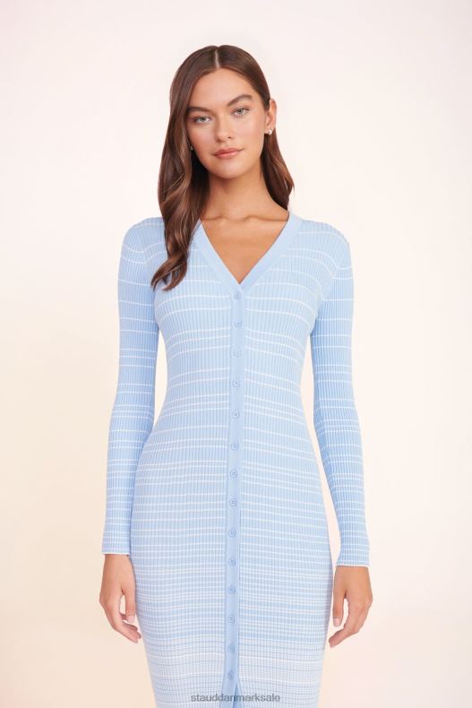 STAUD Kvinder shoko sweater LR4T112 tøj fransk blå hvid