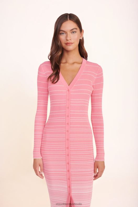 STAUD Kvinder shoko sweater LR4T117 tøj koralrosa hvid