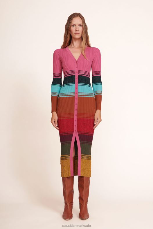 STAUD Kvinder shoko sweater LR4T121 tøj mosaikstribe