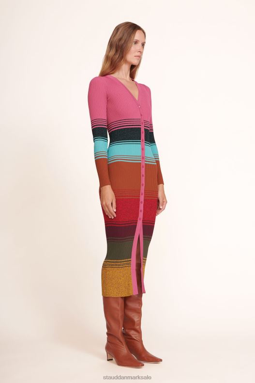 STAUD Kvinder shoko sweater LR4T121 tøj mosaikstribe
