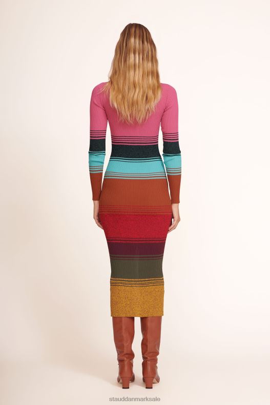 STAUD Kvinder shoko sweater LR4T121 tøj mosaikstribe