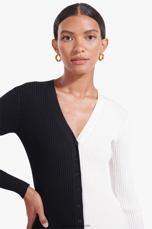 STAUD Kvinder shoko sweater LR4T138 tøj sort hvid