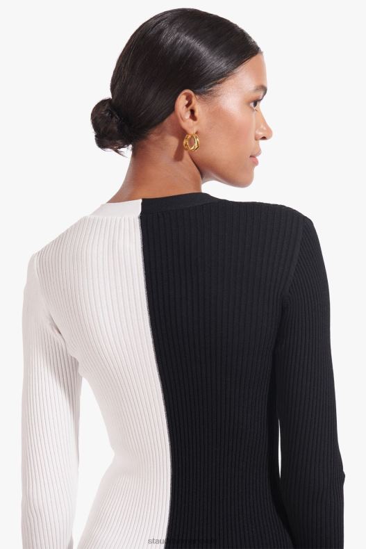 STAUD Kvinder shoko sweater LR4T138 tøj sort hvid