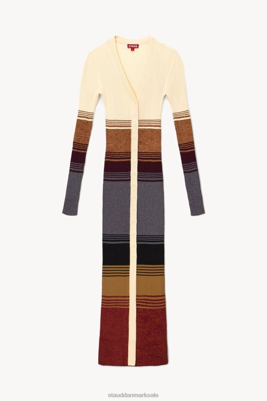STAUD Kvinder shoko sweater LR4T212 tøj sahara stribe