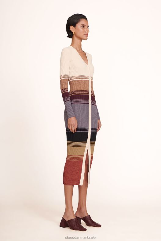 STAUD Kvinder shoko sweater LR4T212 tøj sahara stribe
