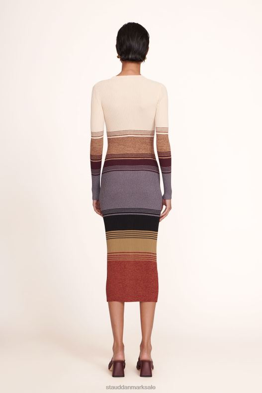 STAUD Kvinder shoko sweater LR4T212 tøj sahara stribe