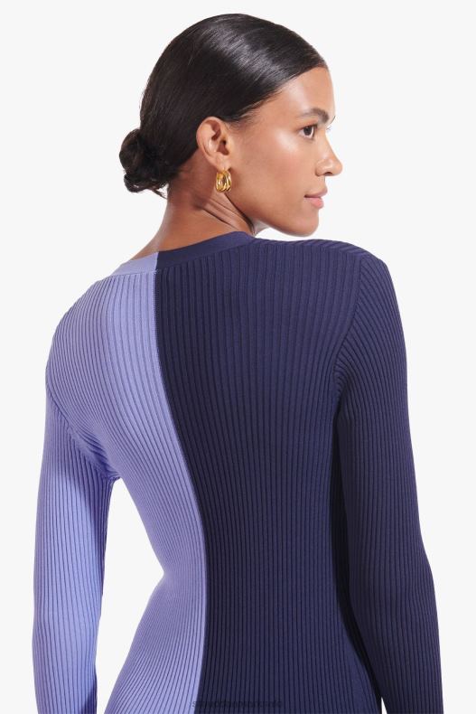 STAUD Kvinder shoko sweater LR4T606 tøj navy periwinkle