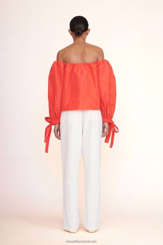 STAUD Kvinder colby top LR4T407 tøj hibiscus