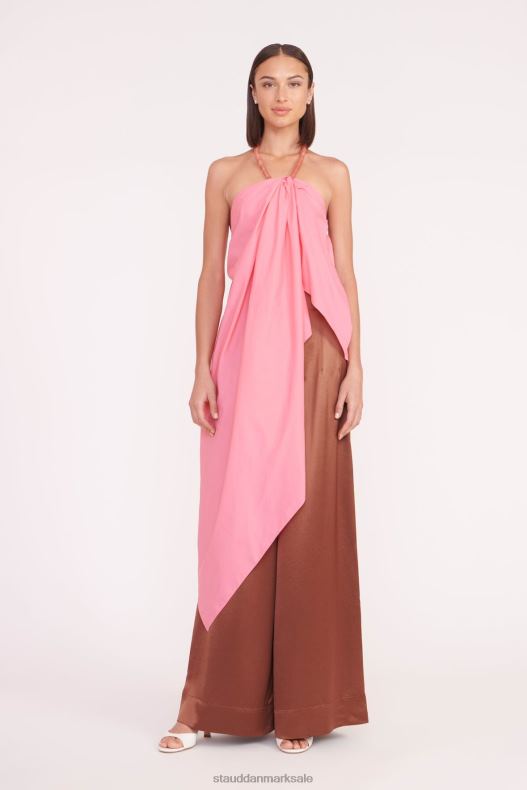 STAUD Kvinder desiree top LR4T318 tøj koral pink