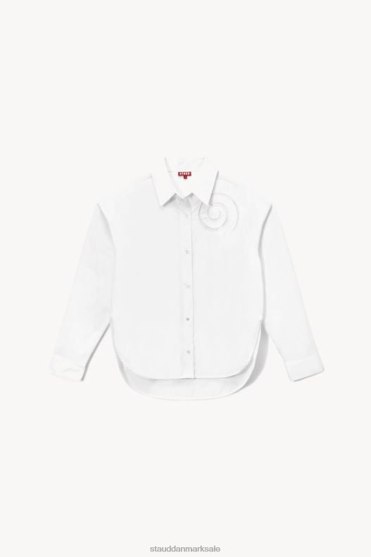 STAUD Kvinder emersyn oversized top LR4T429 tøj hvid