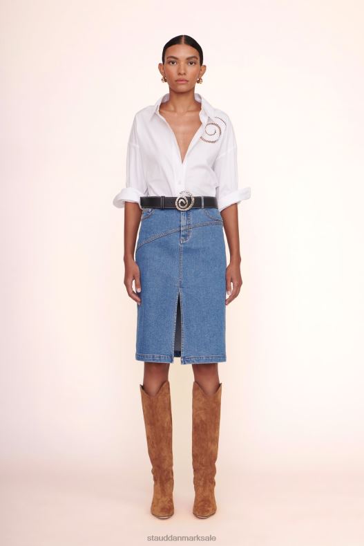 STAUD Kvinder emersyn oversized top LR4T429 tøj hvid