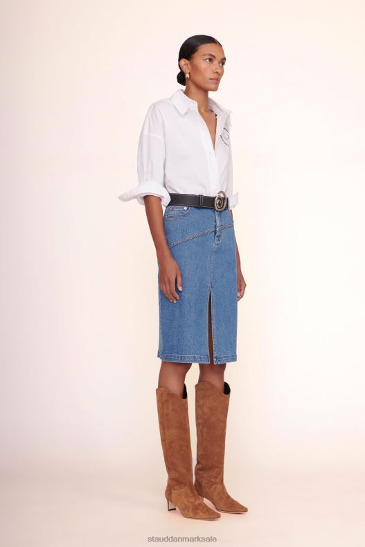 STAUD Kvinder emersyn oversized top LR4T429 tøj hvid