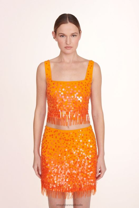 STAUD Kvinder jasmin top LR4T419 tøj papaya