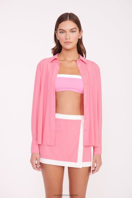 STAUD Kvinder miriam coverup top LR4T710 tøj koral pink