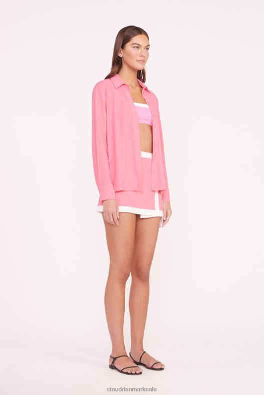 STAUD Kvinder miriam coverup top LR4T710 tøj koral pink