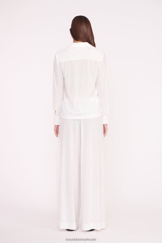 STAUD Kvinder miriam coverup top LR4T711 tøj hvid