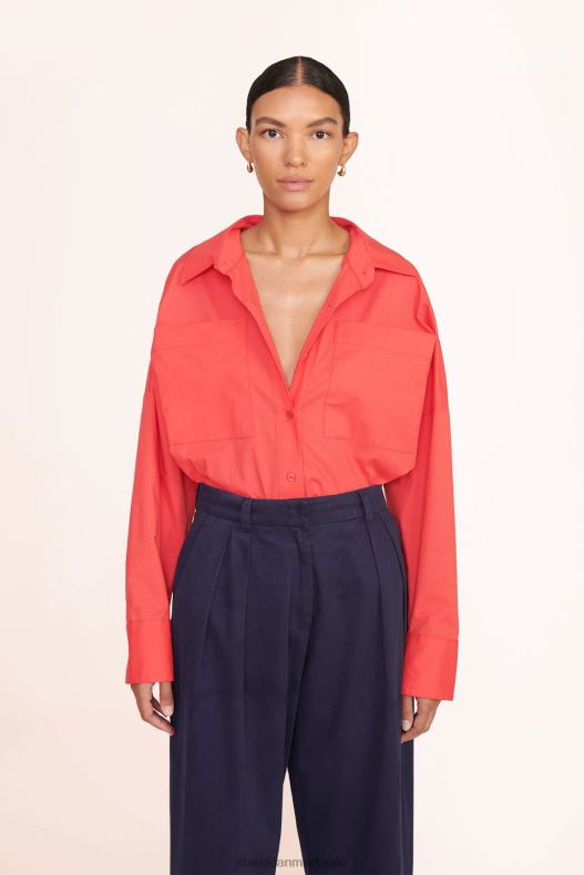 STAUD Kvinder payton top LR4T392 tøj hibiscus