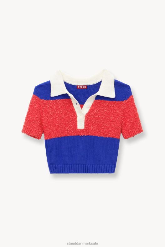 STAUD Kvinder spencer top LR4T382 tøj hibiscus atlantic rugby stribe