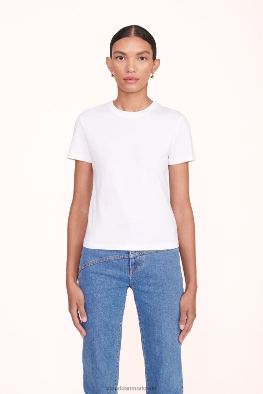 STAUD Kvinder t-shirt med rund hals LR4T417 tøj hvid