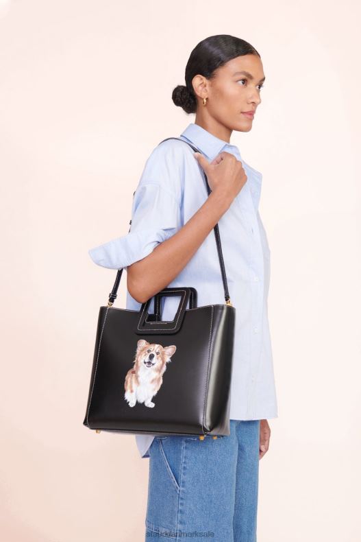 STAUD x C.BONZ Kvinder specialdesignet klassisk oversized skjorte LR4T1022 tilbehør oxford blå