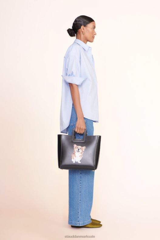 STAUD x C.BONZ Kvinder specialdesignet klassisk oversized skjorte LR4T1022 tilbehør oxford blå