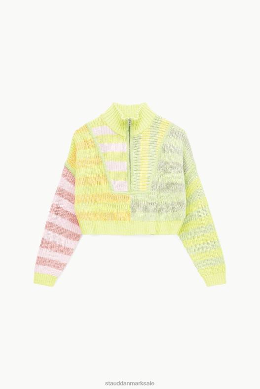 STAUD Kvinder cropped hampton sweater LR4T579 tøj multi solstråle