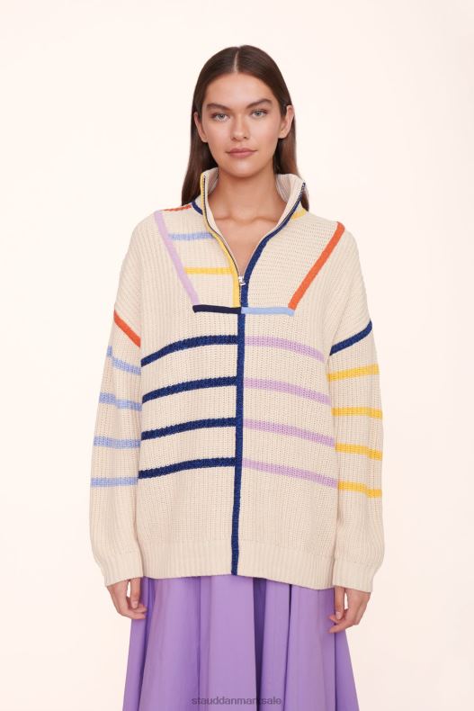 STAUD Kvinder hampton sweater LR4T594 tøj syre ecru