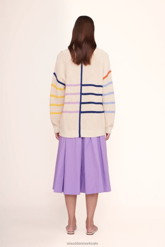 STAUD Kvinder hampton sweater LR4T594 tøj syre ecru