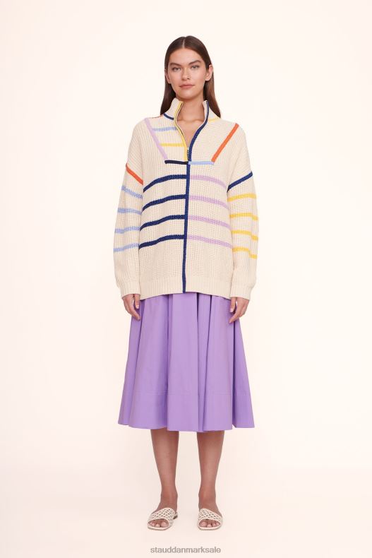 STAUD Kvinder hampton sweater LR4T594 tøj syre ecru