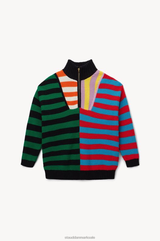 STAUD Kvinder hampton sweater LR4T595 tøj cabana stribe multi